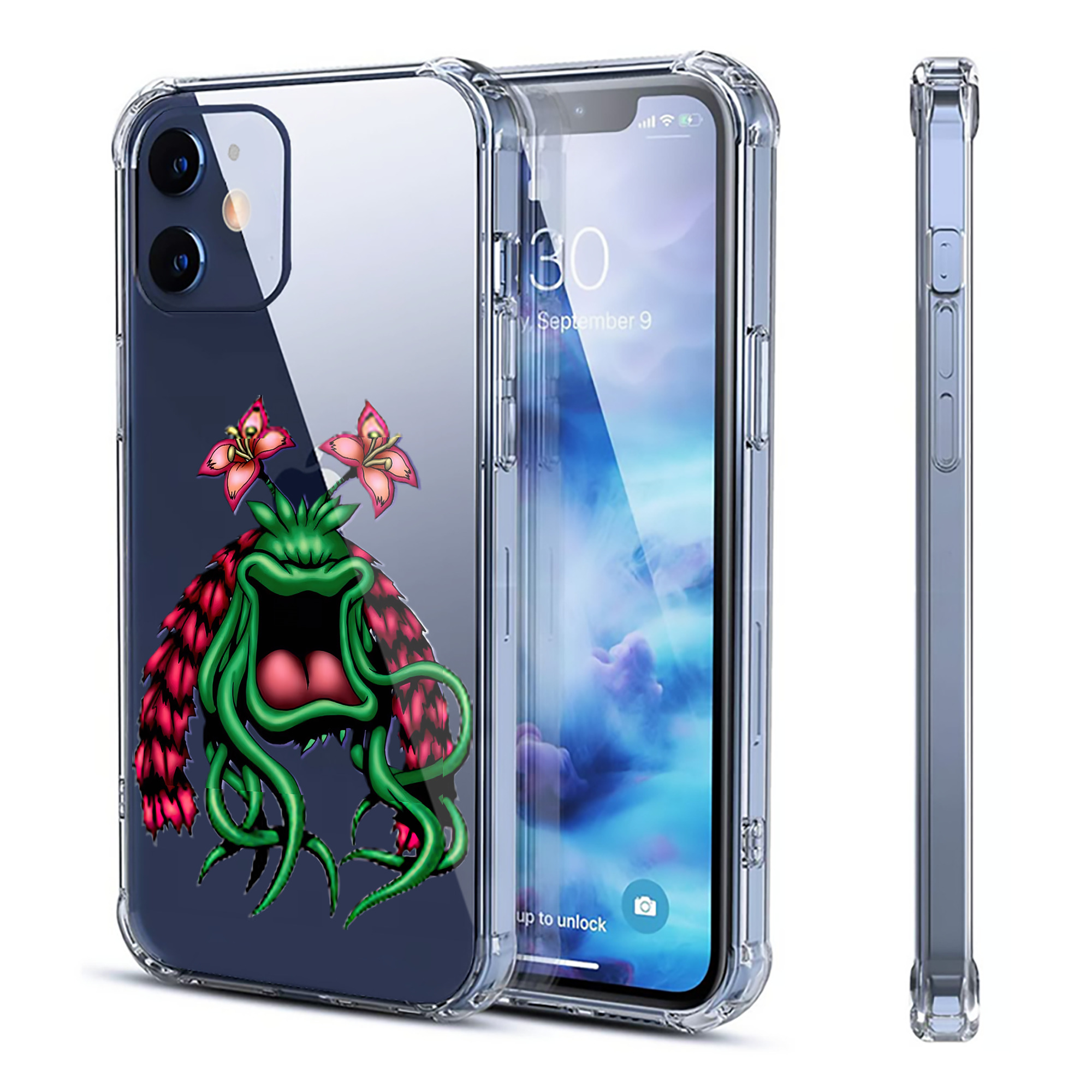 （画像用） 遊☆戯☆王 Yu-Gi-Oh! 【iPhone 12シリーズ対応】透明スマホケース（クリアソフトケース）